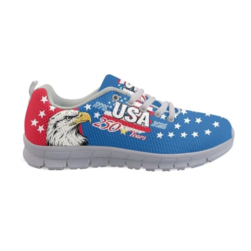 Image of GIFTPUZZ Mens Lace Up Athletic Trainers Running Sneakers Wedge Breathable Gym Lightweight Sports Tennis Shoes