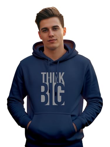 Image of XENOVAURBAN Hoodie for Men /Women | Unisex fit Cotton Fleece Hooded Sweatshirt - THINKB1