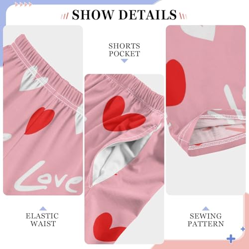 Word of Love Boys Pants Boys Athletic Pants Long Pant for Boywith Pockets Wide-Leg Size 6-14Y4