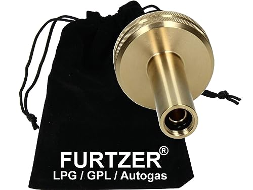 Furtzer LPG GPL Autogas Tankadapter M16 Dish lang Adapter mit Stoffbeutel