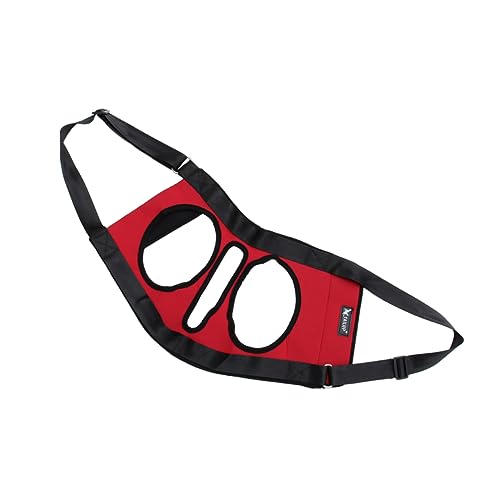Generisch Schlinge zur Unterstützung von Haustieren Hunde tragerucksack Hunde tragetuch Hundegurt tragegeschirr für Hunde hundegeschir hundezuggeschirr Hund hilfsgurt Hunde-Hilfsschlinge rot