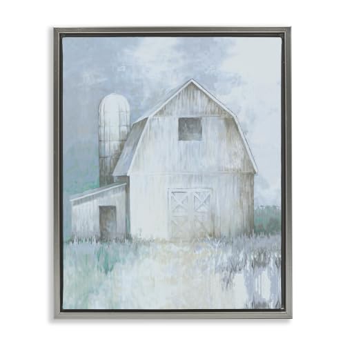 Modern Country Barn Contemporary, 24 x 30 Inch Canvas in Floater Frame
