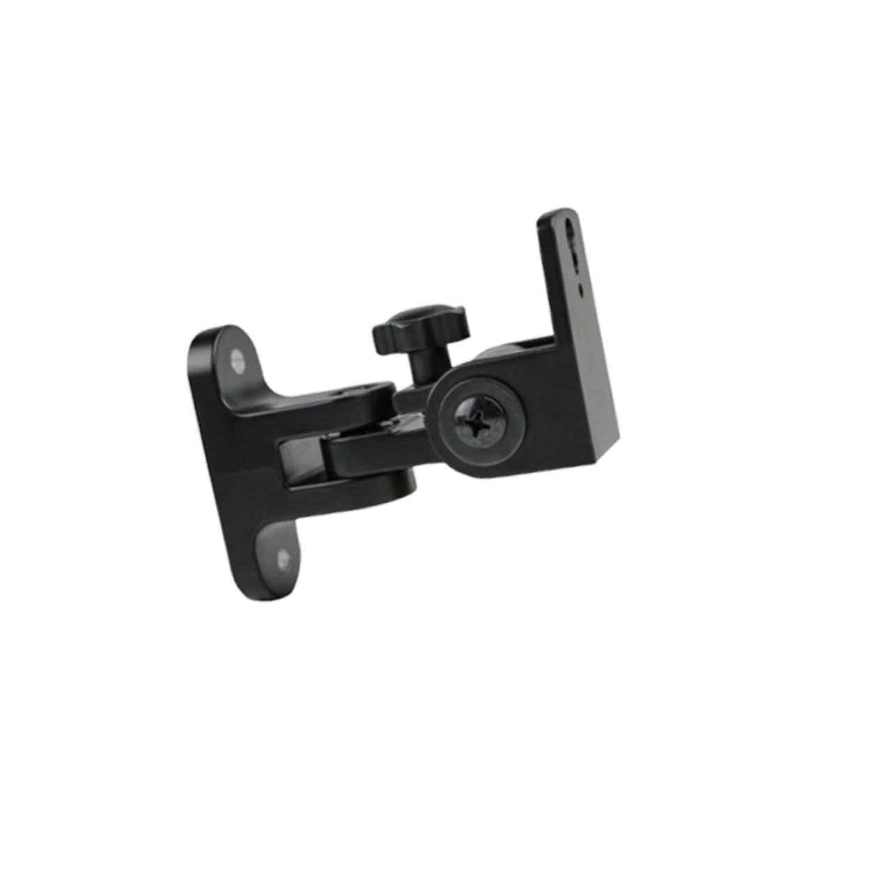 Homoyoyo Support Mural pour Haut-Parleur Alliage de Zinc Rotatif 180° Support D'enceinte pour Système Audio Surround