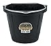 Miller Corded Rubber Pail 20 Qt Metal Black