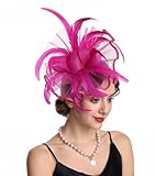 KERITANE Women Fascinators Hats Flower Fascinators with Headband and Clip Tea Party Headwear for Women and...