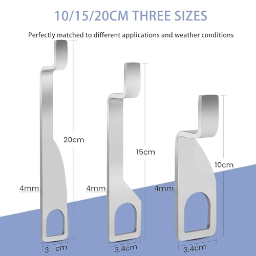 Supports Pour Hayonrehausseur De Hayon Accessoires Inoxydable Support De Hayon(10/15/20cm) Support De Ventilation De Hayon De Accessoires Voiture Remplacer,Pour Vw T5 Support De Hayon Pour L'Air Frai