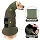 HEYWEAN Hundemantel mit beruhigender Kapuze und Ohrenschutz Anti Stress Weste Hund Beruhigungsweste Hund Rollkragen für Hunde Angst Beruhigungsjacke für Hunde Calmingshirt mit reflektierenden Streifen