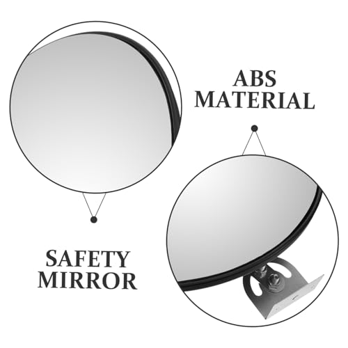 Miroir de sécurité angle mort pour circulation extérieure et parkings sombres