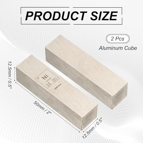 Cube de nickel de haute densité PATIKIL 2Pcs pour collections - 3