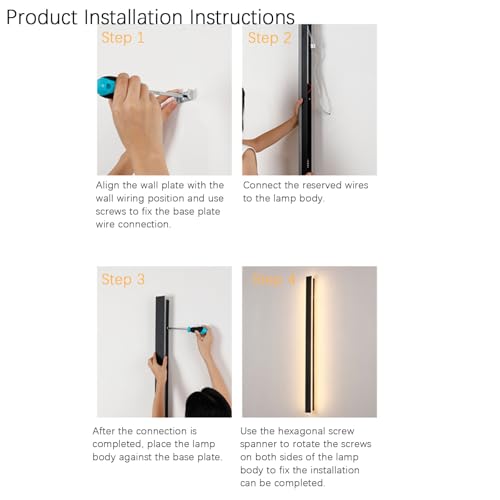 Applique Murale Extérieure LED 100cm Lampe Étanche IP65