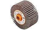 Walter 07J426 COOLCUT Linear Finishing Flap Abrasive Drum - 60 Grit, 4-1/4 in. Surface Finishing Drum. Finishing Products and Accessories