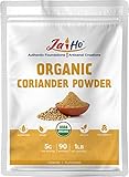 Jai Ho Certified USDA Organic Ground Coriander Powder – 1 LB – Gluten-Free, Vegan, Non-GMO – Resealable Zip Lock Pouch