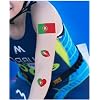 2026 America Mexico Canada World Cup Temporary Tattoo Sticker, Football Sticker, Waterproof, Flag, Lip, Heart Design, for Arms, Face (Netherlands)
