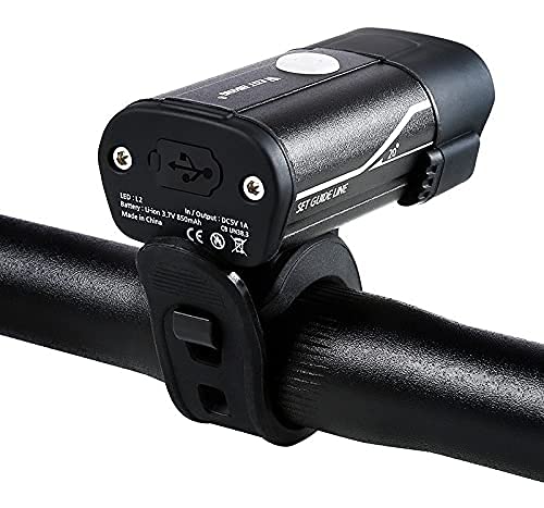 Lanterna Farol Para Bicicleta Bike Led Usb Recarregavel Bl18