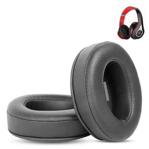 XRHTONG Prime Earpads Replacement Compatible with Mpow 059 H1 H7 H20 H5 (DIY) Headhpones Ear Pads Cushion(Protein Leather/Memory Foam)