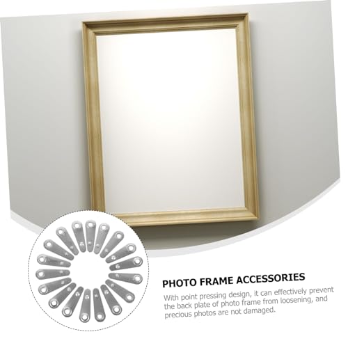Image of DOITOOL Frame Back Plate Pressing Clips Photo Frame Hanging Hardware Metal Buckles