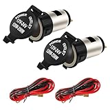 Ohleats 2PCS Car Cigarette Lighter Socket, 12V Waterproof Auto Cigarette Lighter...