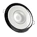 Lumitec Mirage Flush Mount Interior Down Light - Dimmable White & Red - Glass Fixture/Polished Bezel - 3.25" Diameter