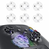 eXtremeRate 6ピース Dpadボタン 導電性 Metelパッチパッド X-Box One S/XとElite V1/V2コントローラー用 方向キー メタルドームスイッチパッド シリーズX/Sコントローラー用