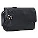 Produktbild STILORD 'Marlon' Ledertasche Herren Business Uni Büro Vintage Umhängetasche groß DIN A4 mit 15.6 Zoll Laptopfach Elegante Aktentasche aus echtem Rinds Leder, Farbe:schwarz