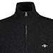 Gant Herren Extrafine Lambswool Zip Cardigan Strickjacke, Dk Charcoal Melange, XXL EU