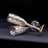 Plasutil Vintage Champagne Glasses | 6 Pieces | Unbreakable | Reusable | Acrylic Crystal Clear | 6.76 Oz