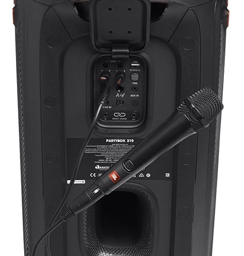 JBL PBM100 - Dynamische vocale microfoon met 6,3 tot 3,5 mm plug-in adapterkabel en cardioïde polaire patroon, in zwart - Afbeelding 4