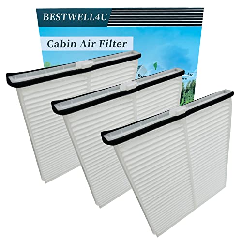 Cabin Air Filter for Mazda 3,6,CX-5, Replacement for CF11811,KD45-61-J6X (White,3 Pack) by BESTWELL4U - Used condition - CA$16.08