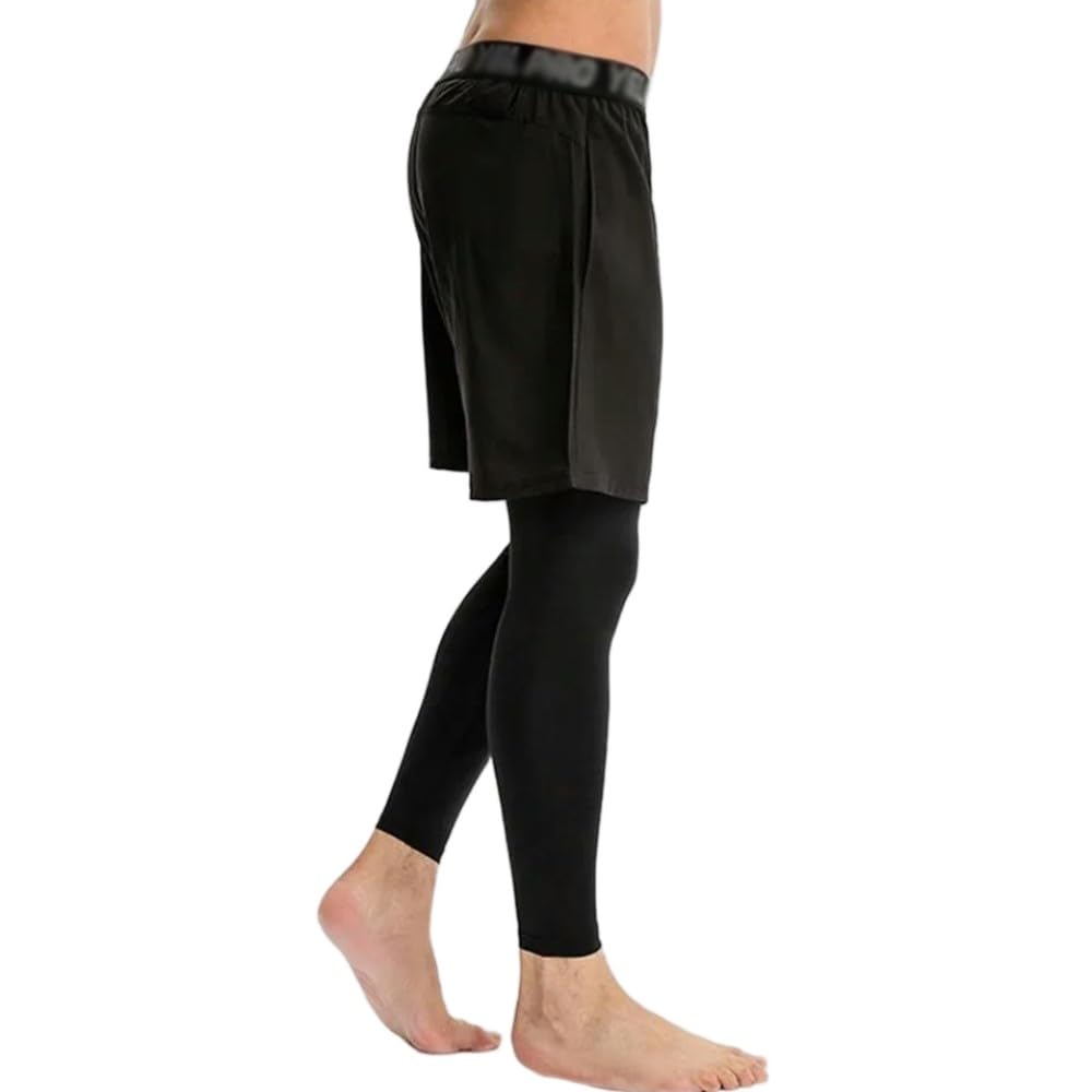JCVBN Pantalon de survêtement pour homme avec poche à séchage rapide et élastique