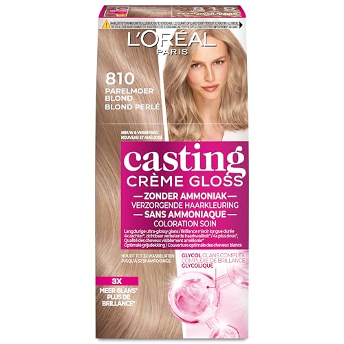 L'Oréal Paris Casting Crème Gloss Perlmutt Blond 810 Haarfarbe ohne Ammoniak