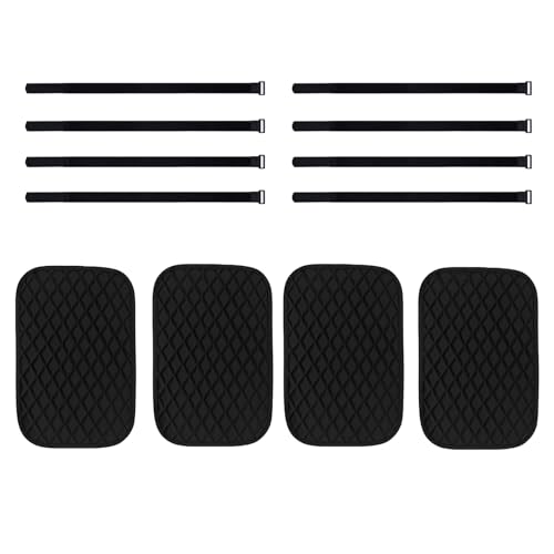 Almohadillas de escalera para cama entrepiso, juego de protección ajustable antideslizante de 4 piezas, fundas de seguridad, sensación cómoda de pie | Cojín de escalera familiar,
