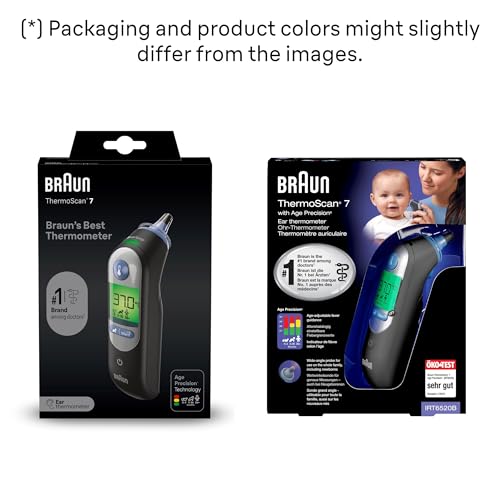 Braun ThermoScan 7 Ear thermometer - Age Precision Technology - Colour-coded Digital Display - Baby and Infant Friendly - #1 Brand among doctors(1) - Image 7
