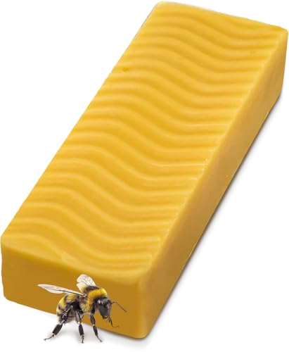 Mickelberry Gardens Pacific Northwest Beeswax – 1 lb Solid Block Grade A Yellow – Pure