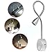 Produktbild Leselampe,LED-Bettleuchten für die Wandmontage;Nachttischlampen mit Aluminium;Nachtbeleuchtung als Wandlampe,warm-weiß,200LM/3000K/3W110-240V AC,Strahlwinkel:30 °,Schwanenhals Länge:38cm
