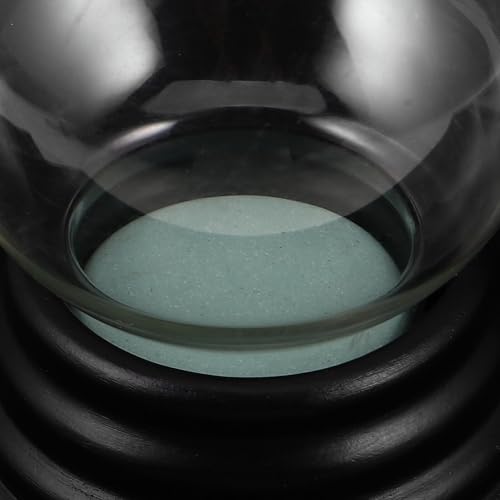 Cúpula de cristal de 80 mm para bola de nieve con kit rellenable hermético anti fugas 4