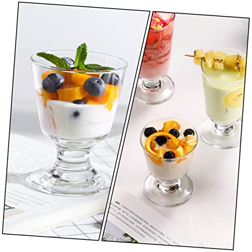 HANABASS 2 Pçs Copo De Sorvete Picaretas Para Coquetéis Tigelas De Sobremesa Com Pés Decorações De M