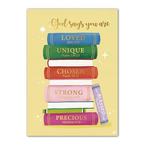 Gooji Christian Greeting Card with Scripture Encouragement - Motivational Books