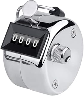 LUPO Clicker Counter Handheld Tally 4 Digit Golf Manual Number Scorer Mechanical Palm Clicker