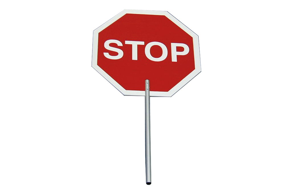 Panneau Stop Aluminium avec Manche - Cofan 21201007