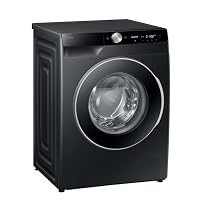 Samsung WW11DG6B85LBU2 Waschmaschine, 11 kg, 1.400 U/min, Extra energiesparend, EEK: A (-10%), AI Ecobubble, AI Wash, SuperSpeed 39 Min, AI Control, Schwarz – Ansicht 1