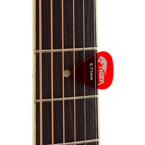 TIGER médiators de guitare avec Pick Tin – 12 Gel 0,71 mm - Les Beatles, Paul McCartney, John Lennon, RIngo Starr, George Harrison TIGER médiators de guitare avec Pick Tin – 12 Gel 0,71 mm – Image 5
