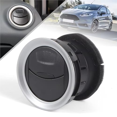 Panneau diffuseur de climatisation haut de gamme noir pour Ford Fiesta 2006-2016 - 5