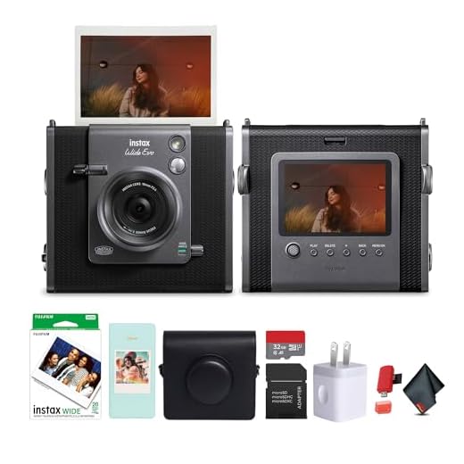 Fujifilm Instax Wide Evo Hybrid Instant Camera Bundle
