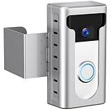 KIMILAR 2024 Upgrade Anti-Theft Video Doorbell Mount, Not Block Doorbell Motion Sensor, Adjustable No-Drill Mounting Bracket Wedge Holder Accessories for Home Rentals Office Room（Silver）