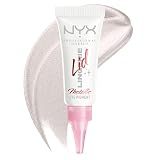 NYX PROFESSIONAL MAKEUP Lingerie Lid Lingerie Cream Eye Pigment, Eyeshadow, Up to 24H Wear, Satin Silver, 0.2 fl oz