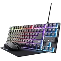 GXTrust 1794 Pack Teclado Gaming QWERTY Español con Ratón y