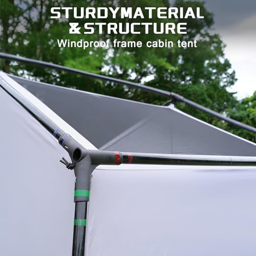 Carpa para camping HG para 6 personas color gris miniatura 5