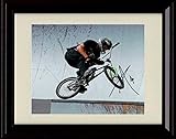 Dave Mirra Autograph Promo Print - BMX/Rallycross Racer - Framed Print