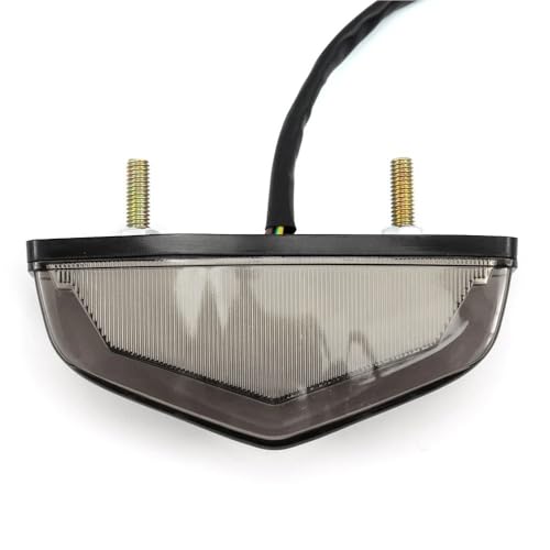 Petit feu arrière de moto compact avec stop haute visibilité