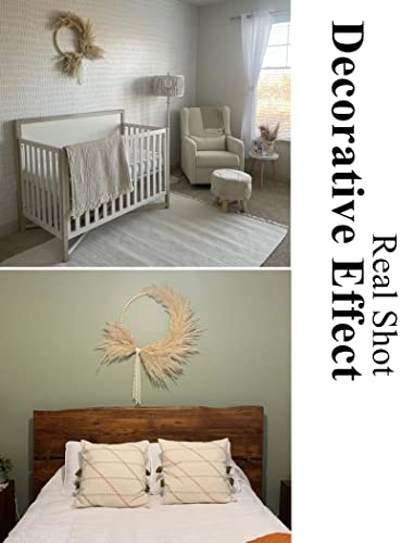 Natural Pampas Grass Wreath 27'' Boho Wreath All Year Round Wreath Housewarming Gift Birthday Present #TOP6